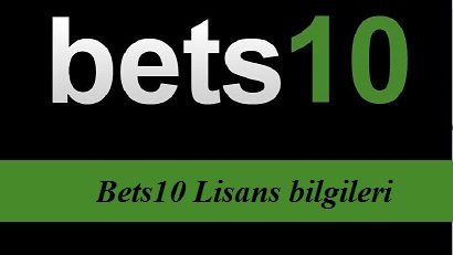 Bets10 Lisans bilgileri