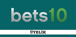 Bets10 Üyelik