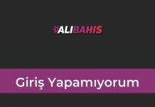 Alibahis Giriş Yapamıyorum